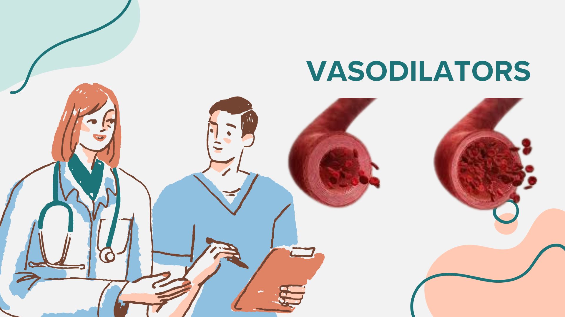 Vasodilators, high blood pressures 